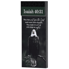 Stacked Wall Plaque Eagle Isaiah 40:31