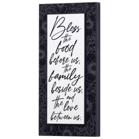 Bless The Food Before Us Wall Plaque