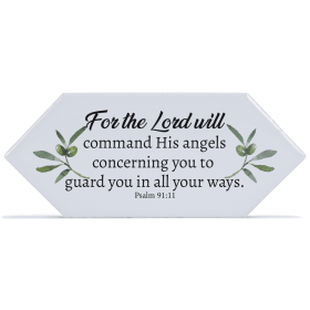 Tabletop Tile Ps.91:11 Lord Will Command