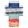 Tabletop Plaque Cross I Can Do MDF
