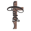 Wall Cross Brown Faith Resin
