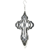 Wind Spinner Cross Lines Steel