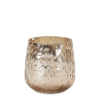 Rose Gold Glass Candle Holder