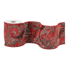 Wired Polyester Ribbon 6" x 5
