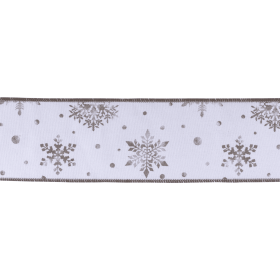 Wired Cotton Ribbon 4" x 10 yds.
