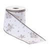 Wired Cotton Ribbon 4" x 10 yds.