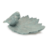 Leaf with Perched Birds