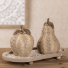Wicker Apple and Pear Decor