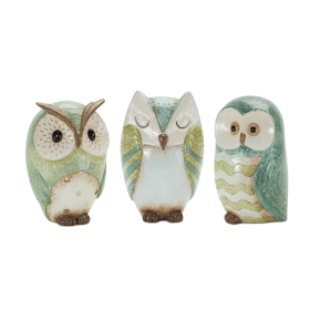Terra Cotta Owl Figurine