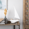 Wood Sailboat Sculpture