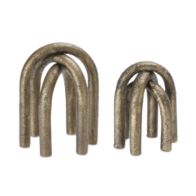 Modern Metal Arches Sculpture