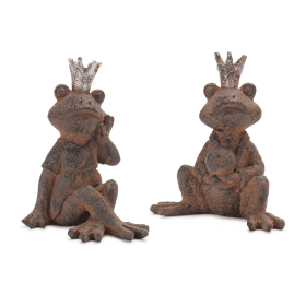 Royal Sitting Frog Figurine