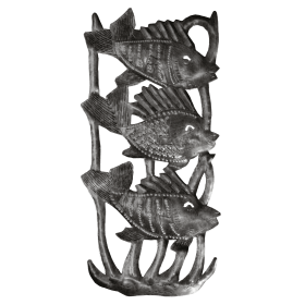 Three Vertical Fish