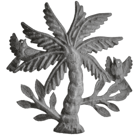 Palm with Birds