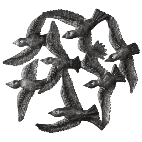 Small Flock of Seven Birds