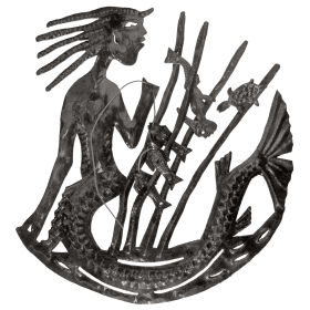 Small Mermaid with Fish