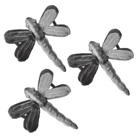 Small 3D Dragonflies - Set of 3