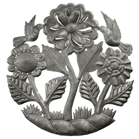 3D Flower with 2 Birds