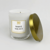 White Velvet Classy Candle