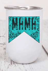 Mother's Day Gift Turq Leopard Mama Mom Gift