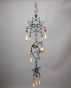 Celestial Sun And Moon Chime With Glass Beads