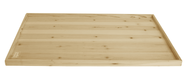 24" Rectangular Wood Tray