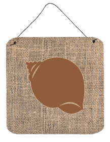 Shell Burlap and Brown BB1099 Wall or Door Hanging Prints