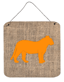 Tiger Burlap and Orange BB1010 Wall or Door Hanging Prints