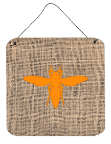 Yellow Jacket Burlap and Orange BB1053 Wall or Door Hanging Prints