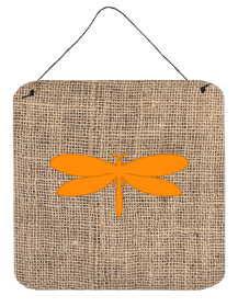 Moth Burlap and Orange BB1061 Wall or Door Hanging Prints
