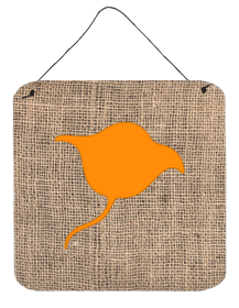 Stingray Burlap and Orange BB1094 Wall or Door Hanging Prints