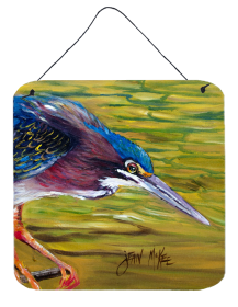 Green Heron Wall or Door Hanging Prints