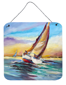 Horn Island Boat Race Sailboats Wall or Door Hanging Prints