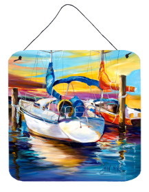 Symmetry again Sailboats Wall or Door Hanging Prints