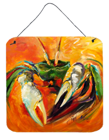 Small Orange Crab Wall or Door Hanging Prints