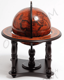 Globe with Old World Map- 8 3/4"