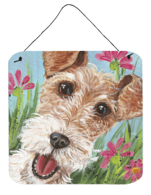 Fox Terrier by Judith Yates Wall or Door Hanging Prints