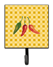 Cayenne Pepper on Basketweave Basketweave / Food Themed Leash or Key Holder