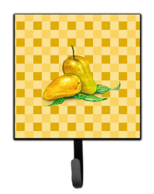 Mangos on Basketweave Basketweave / Food Themed Leash or Key Holder