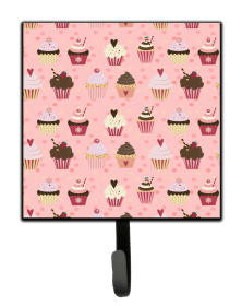 Cupcakes on Pink Cake Design Leash or Key Holder