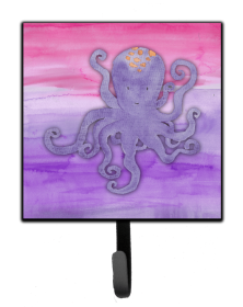 Octopus Watercolor Cartoon Art Themed Watercolor Leash or Key Holder