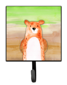 Bear Watercolor Cartoon Art Themed Watercolor Leash or Key Holder