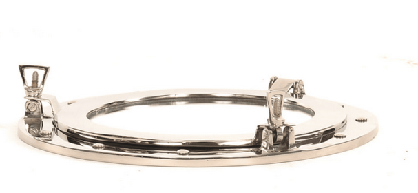 Porthole-Themed Mirror Décor- 12 Inches