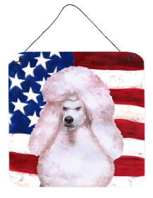Poodle - White Standard Wall or Door Hanging Prints