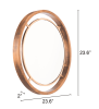 Round Mirror Gold