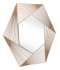 Aspect Hexagonal Mirror Gold