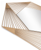 Aspect Hexagonal Mirror Gold
