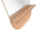 Meridian Shelf Mirror Gold & Brown