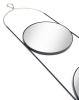 Zodiac Round Mirror Gold & Black