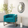 Reef Round Mirror Aluminum